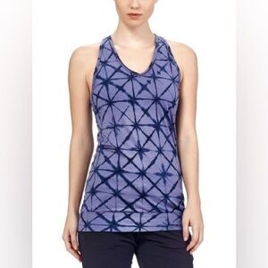 Icebreaker women’s “Nomi” racer back prism fade tank top